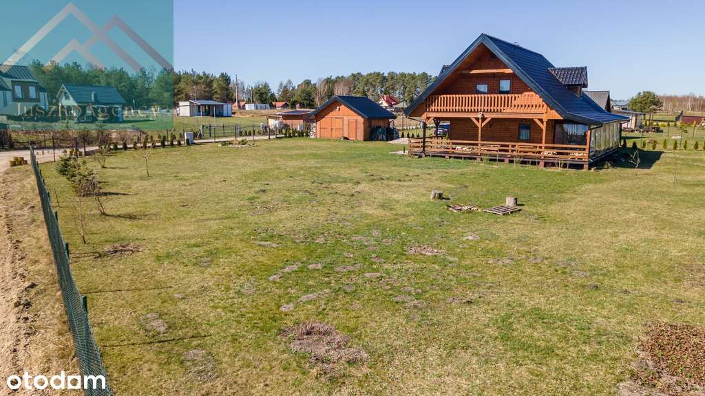 Urokliwa działka 200 metrów od jeziora. Ogrodzona-5