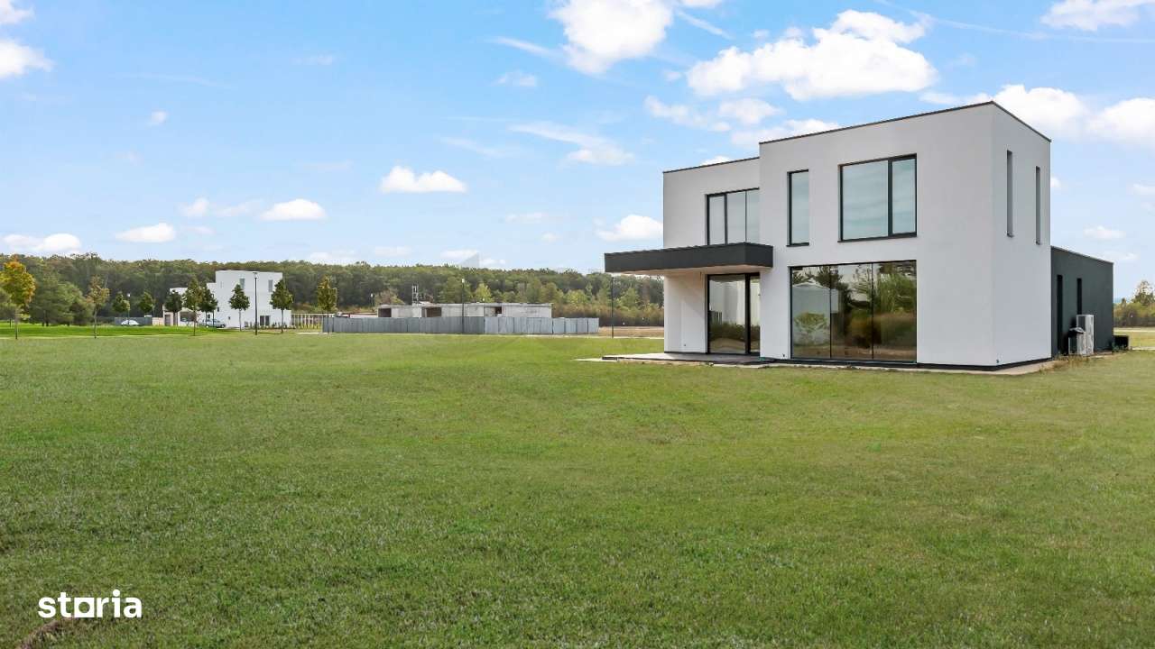 Casa de vanzare in Dumbrava Vlasiei Arhitectura contemporana - Imagine principală: 3/15