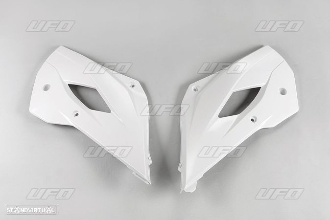 tampas laterais radiador ufo branco husqvarna tc 85 - 1