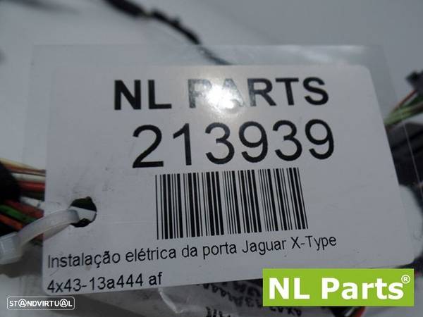 Instalação elétrica da porta Jaguar X-Type 4x43-13a444 af - 4