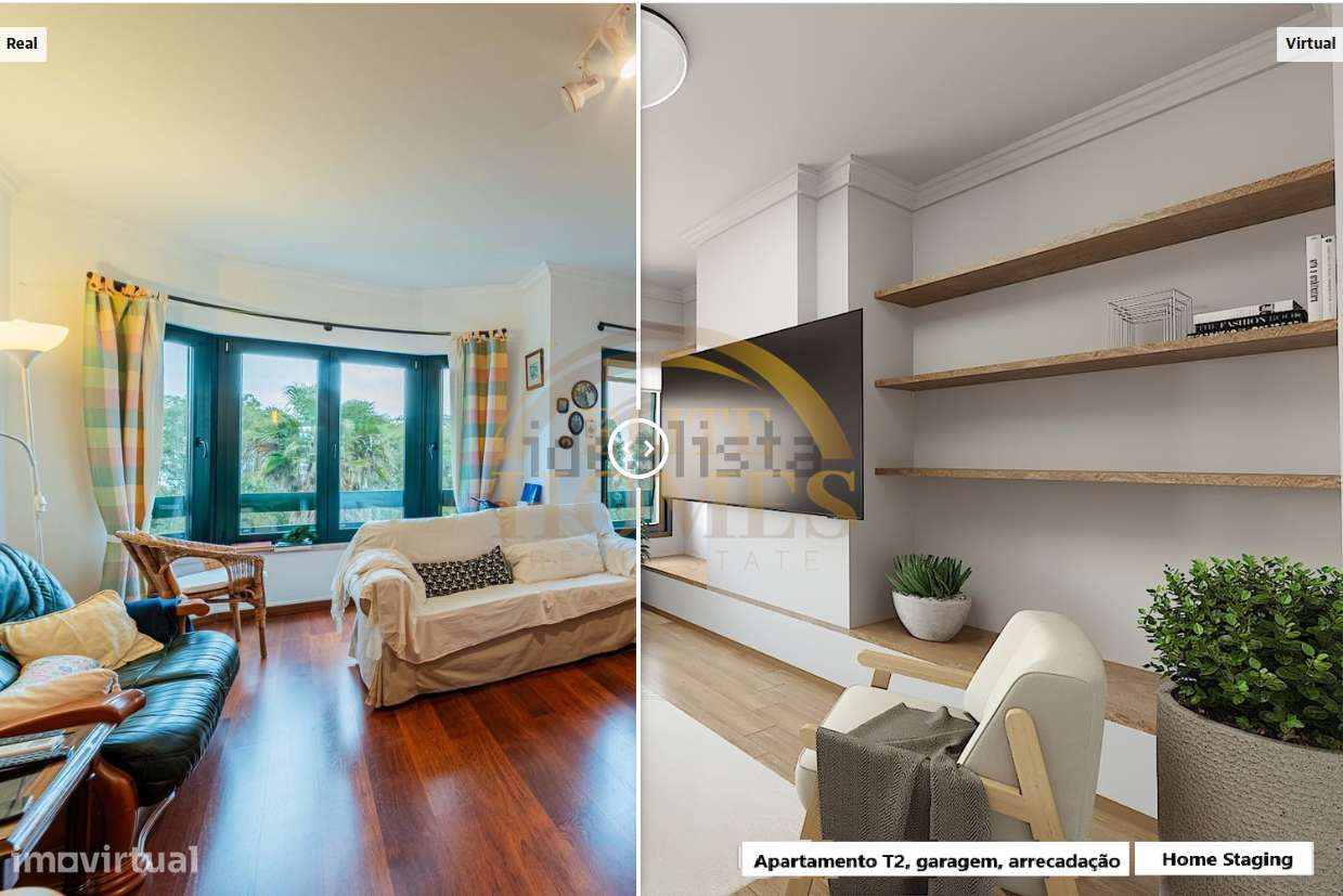 Apartamento T2 com vista rio e mata Jamor, Cruz Quebrada. - Grande imagem: 2/28