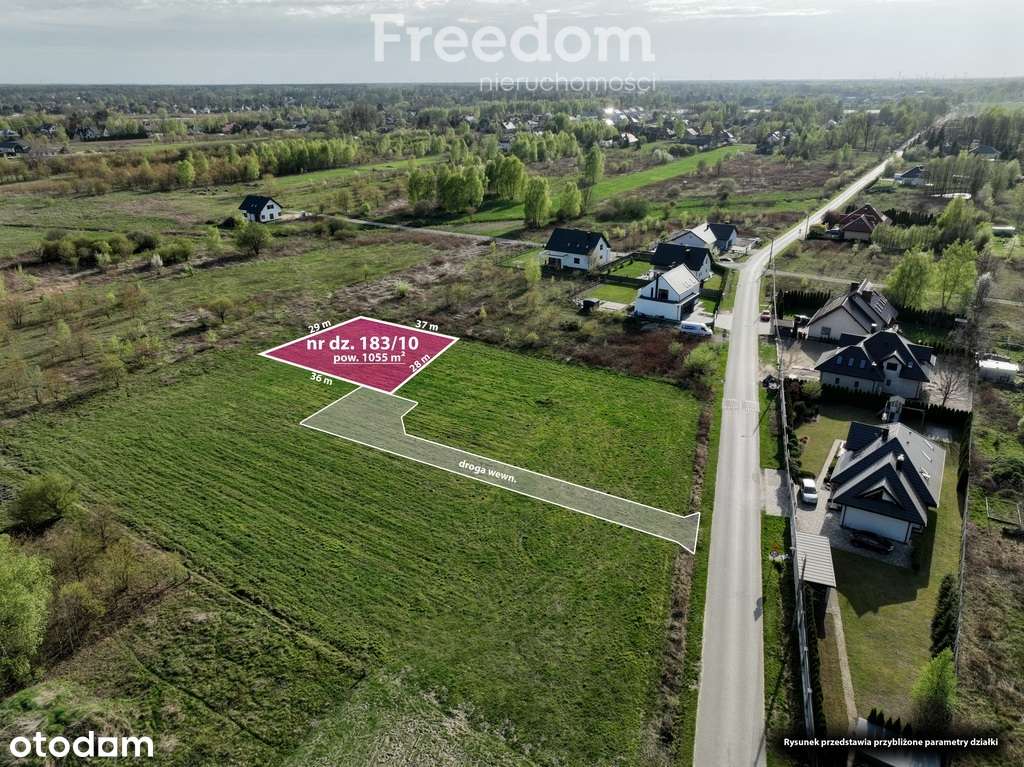 Przepiękna działka 1055m2 w Kazimierowie - Pełny obrazek: 5/20