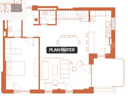 Comision 0!   River by Hexagon - 5 camere,2 niveluri, 145 mp. - Imagine principală: 5/5