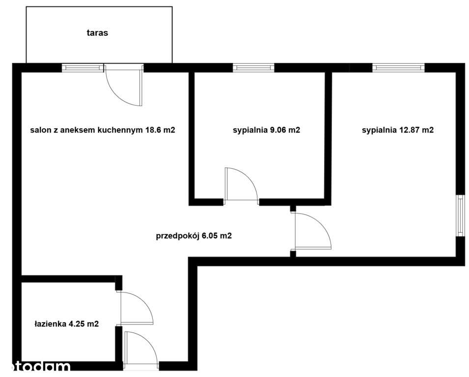 3 pokojowe z ogródkiem w Kiełczowie-19