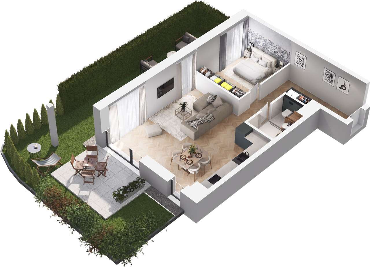 Ville Garden | mieszkanie 2-pok. | A.06 - Pełny obrazek: 5/10