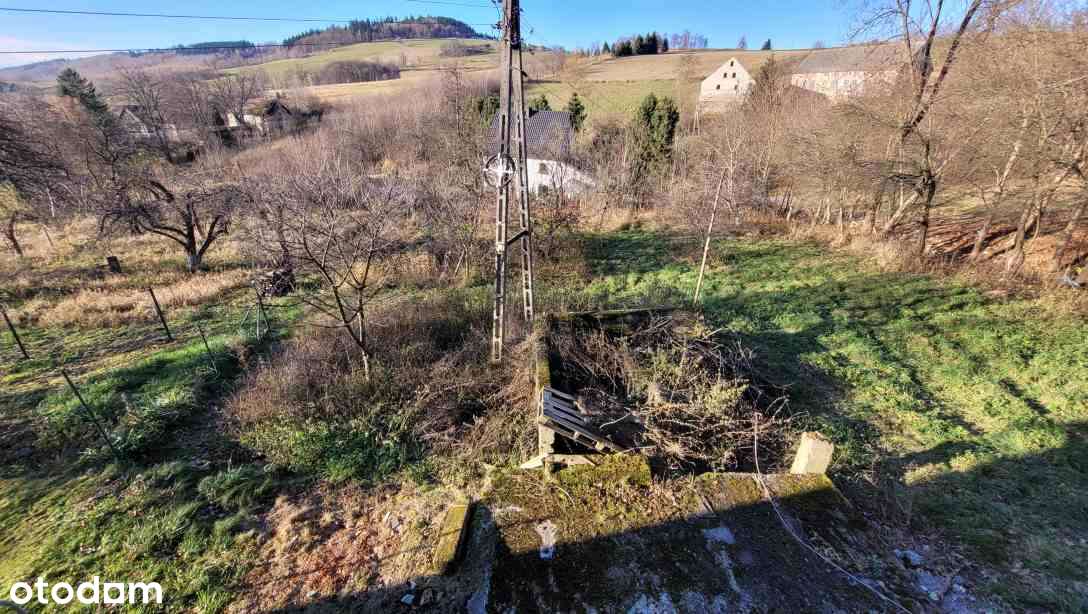 Pół domu + działka + kamienna stodoła + 2garaże w Dziwiszowie-13