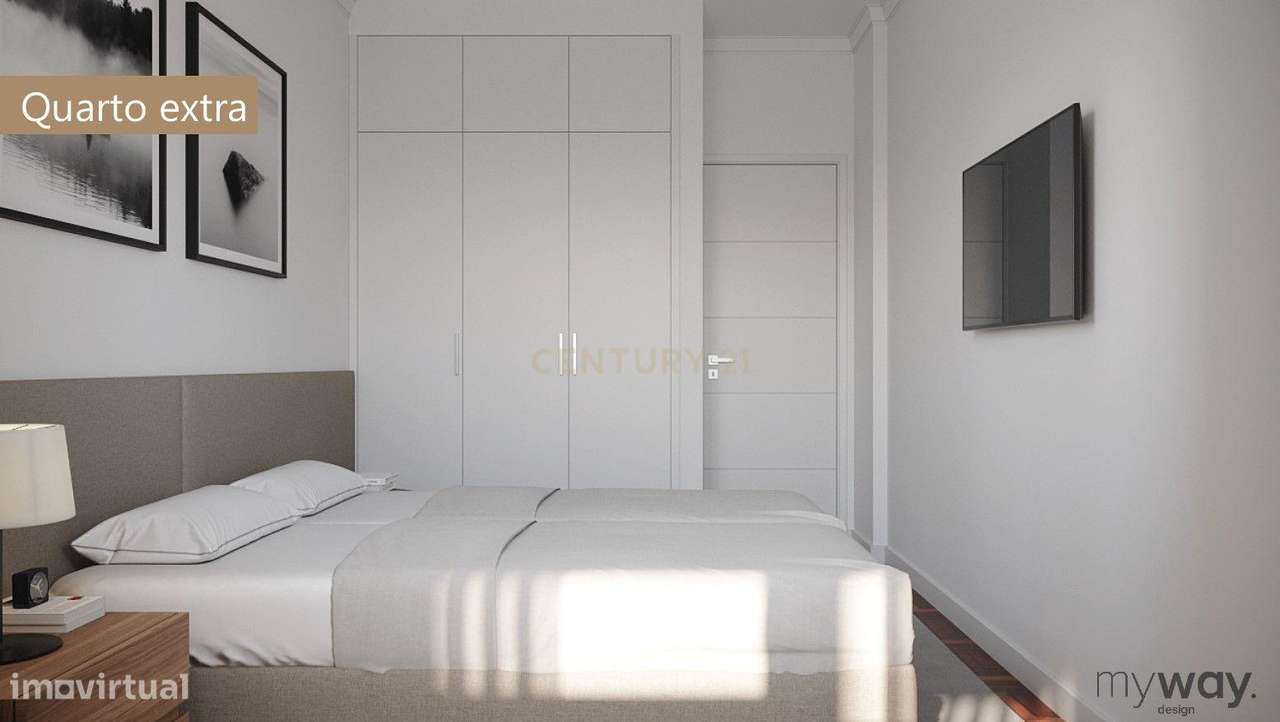 T4 Totalmente Remodelado com Vista Deslumbrante para o Rio Tejo — Caci - Grande imagem: 4/28