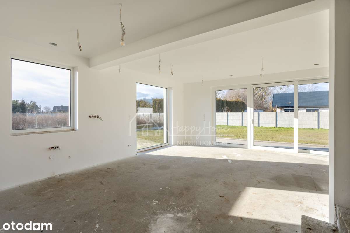 Nowoczesny dom wolnostojący w Kępie—Cicha okolica-7