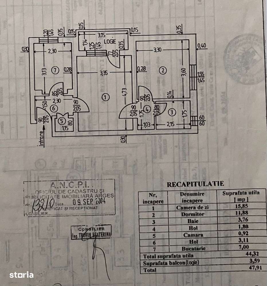 Vând apartament 2 camere  calea București langa piata - Imagine principală: 1/5