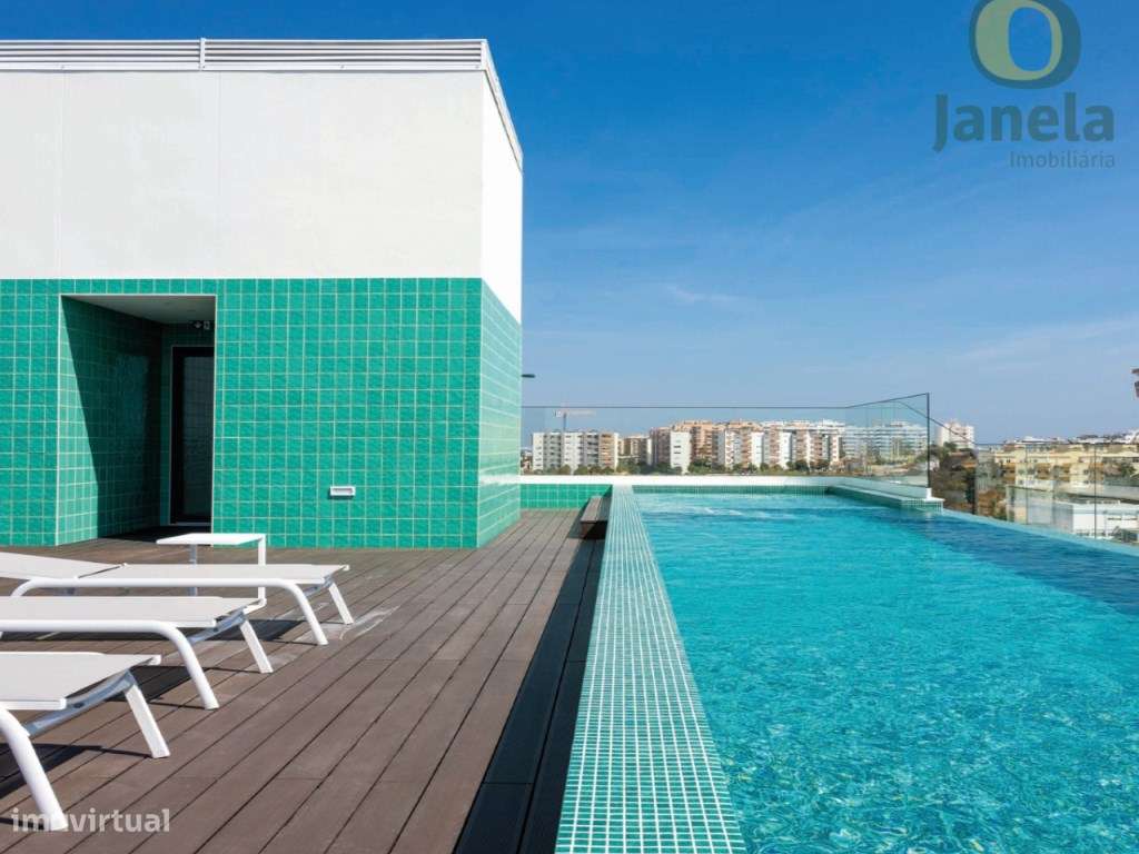 INSPIRADOR Apartamento NOVO, com piscina, garagem e grande varanda,... - Grande imagem: 5/43