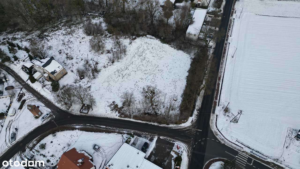 NAROŻNA działka inwestycyjna pod zab.mieszkaniową, wszystkie media !-7