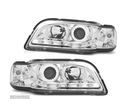 FARÓIS OPTICAS PARA VOLVO S40 V40 96-00 LUZ DIURNA CROMADOS - 2