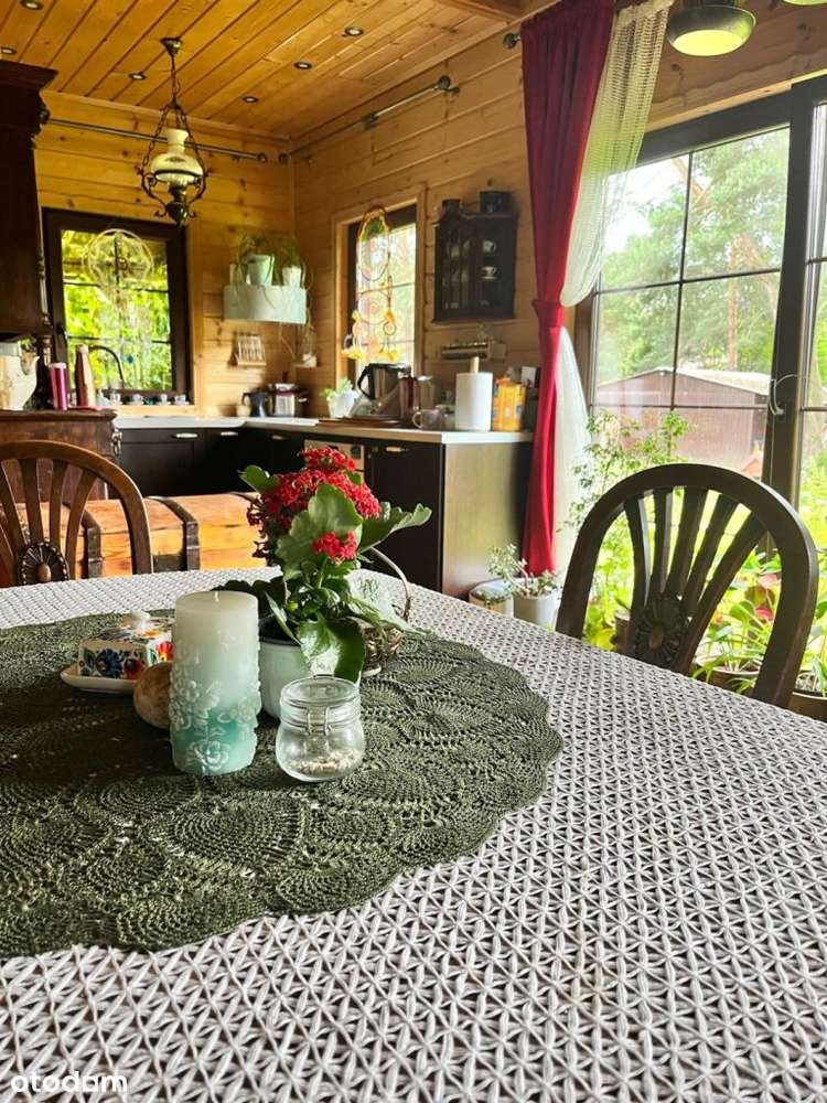 Dom drewniany całoroczny przy lesie Działka 915m-8