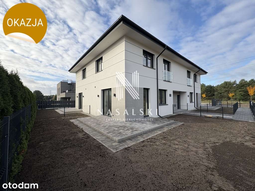 Dom w zabudowie bliźniaczej z ogródkiem i tarasem - Pełny obrazek: 1/10