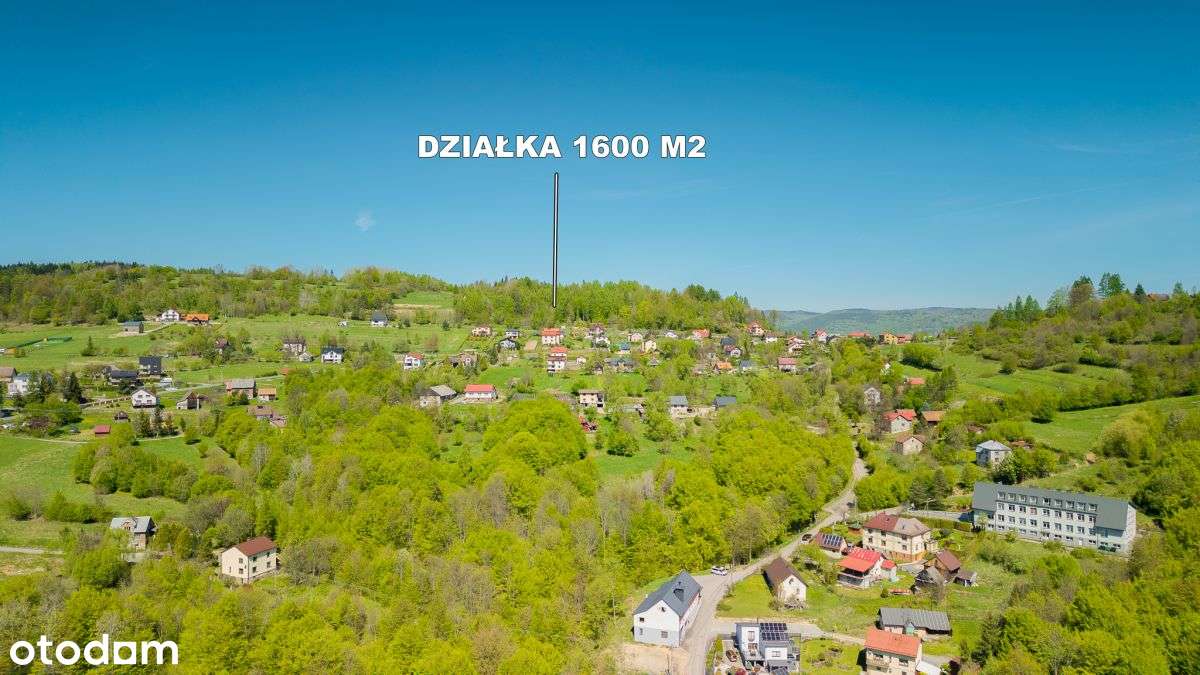 Atrakcyjna, widokowa działka w Beskidzie Żywieckim - Pełny obrazek: 4/7