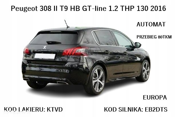 PÓŁOŚ PRAWA PRZÓD PEUGEOT 308 II T9 1.2 THP AUTOMAT 9809528180 - 6