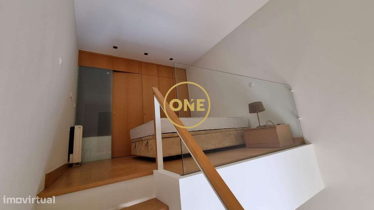 T1 Loft Duplex em Matosinhos, mesmo em frente ao NorteShopping para ar - Grande imagem: 3/28