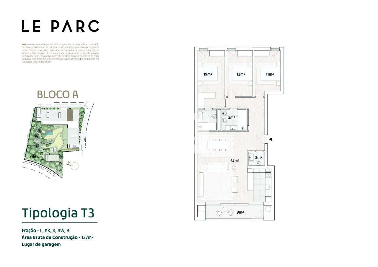 Apartamento T3 em Condomínio com Piscina e Campo de Padel - Grande imagem: 5/12