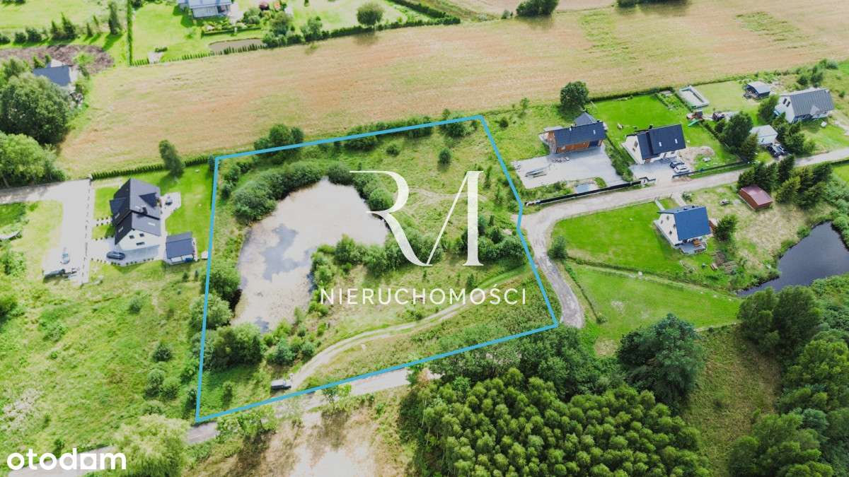 Okazja-Działka ze Stawem na 3 Budynki Mieszk-5
