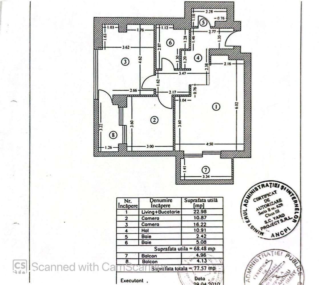 3 Camere bloc Nou 2bai Parcare Inclus Titan Evocasa Nicolae Grigorescu-8