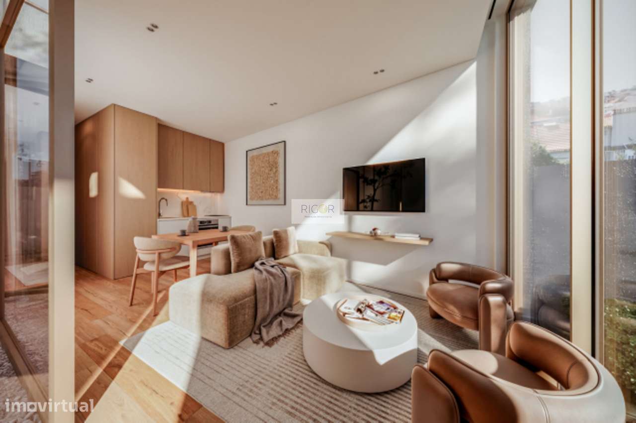 Apartamento T2 com terraço no centro de Matosinhos - Grande imagem: 2/10