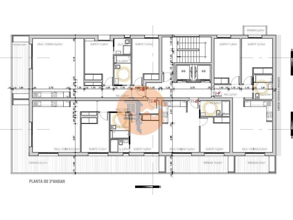 Apartamento T2 - 3º Andar - Grande imagem: 2/9