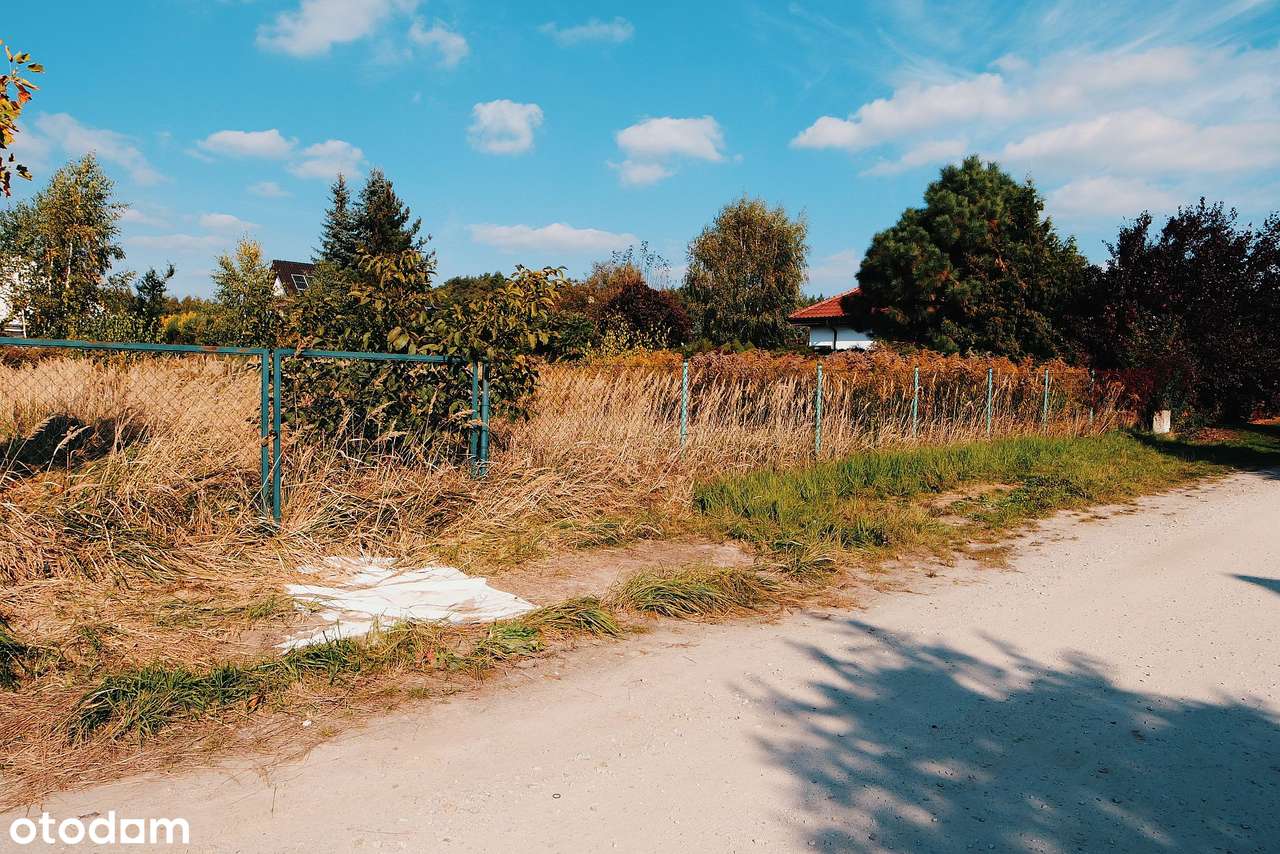 Kamionki, ul. Topolowa, działka 1000m2, MPZP-1