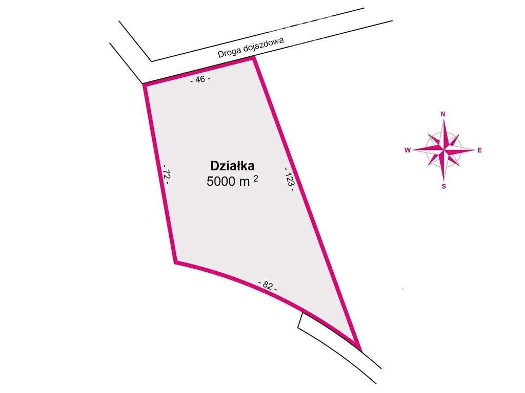 Działka rolna Giedlarowa, 50 arów - Pełny obrazek: 4/8