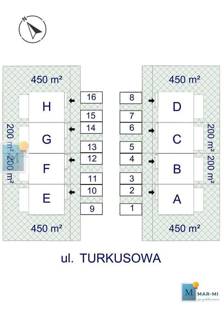 Dom-szereg,82m2 z poddaszem,4pokoje,Turkusowa-7