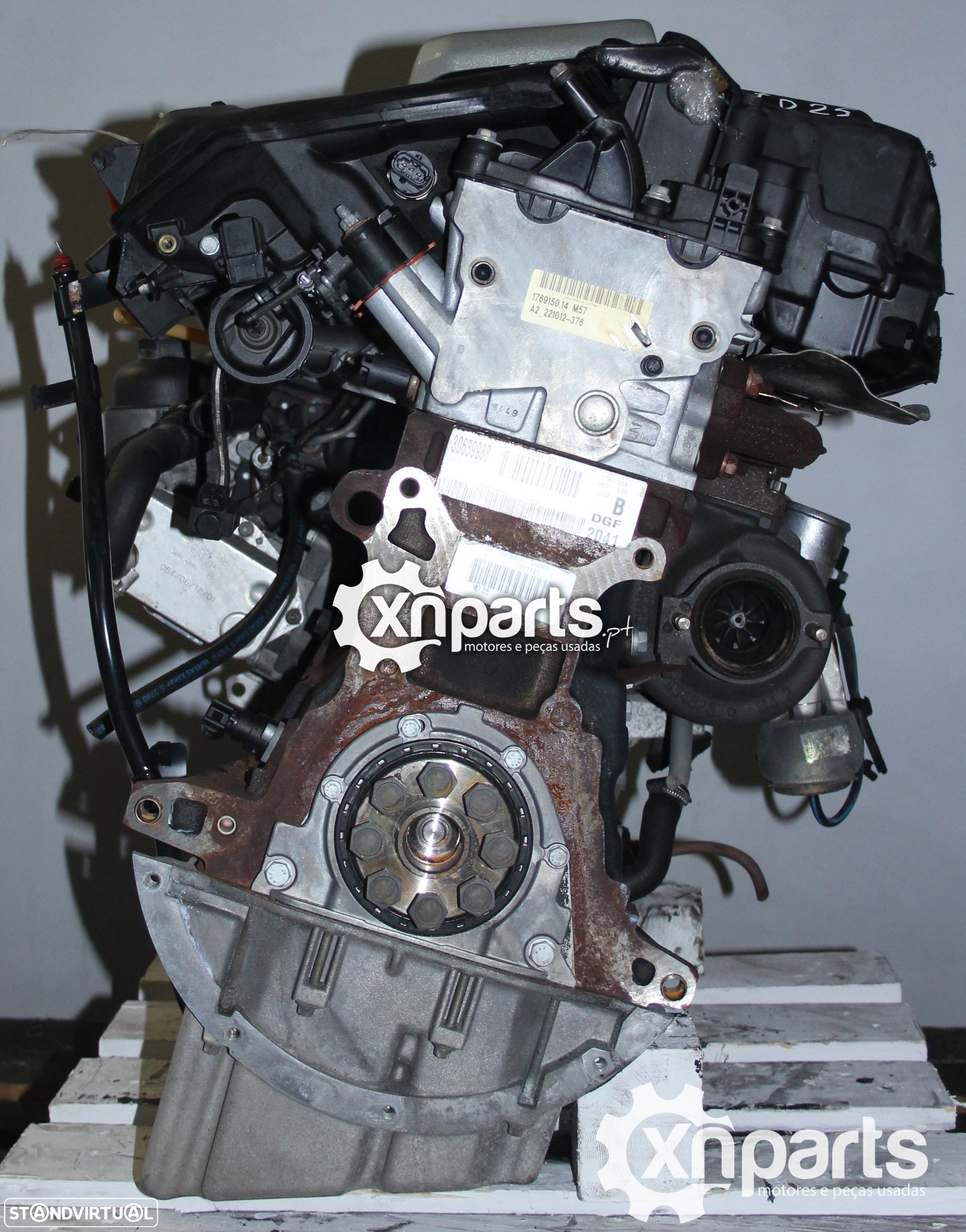 Motor BMW 5 E60 525 d M57 D25 - 256D1 163cv 06.04 - 03.10 Usado - 2