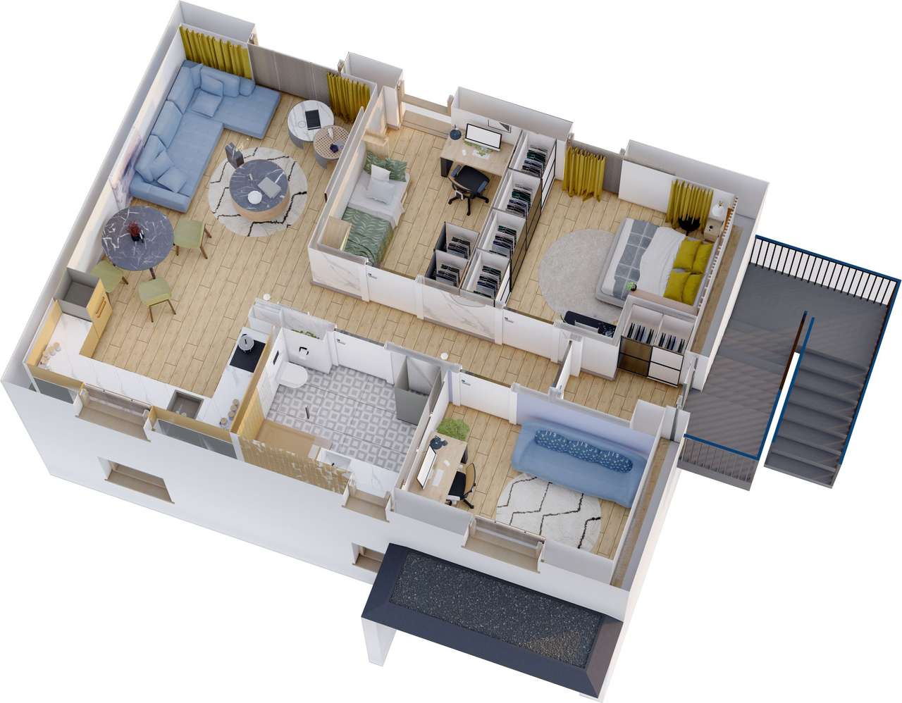 Słoneczny Nowy Otok | mieszkanie 4-pok. | 43 - Pełny obrazek: 3/8