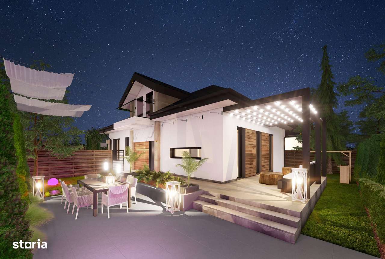 Casa P+M cu sistem HVAC | Panouri fotovoltaice si pompa de caldura-0