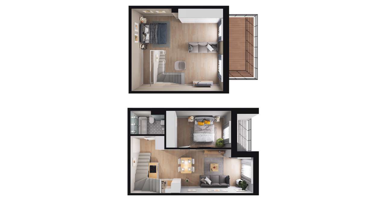 Na Pańskiej Górze | mieszkanie 43 - Pełny obrazek: 3/8