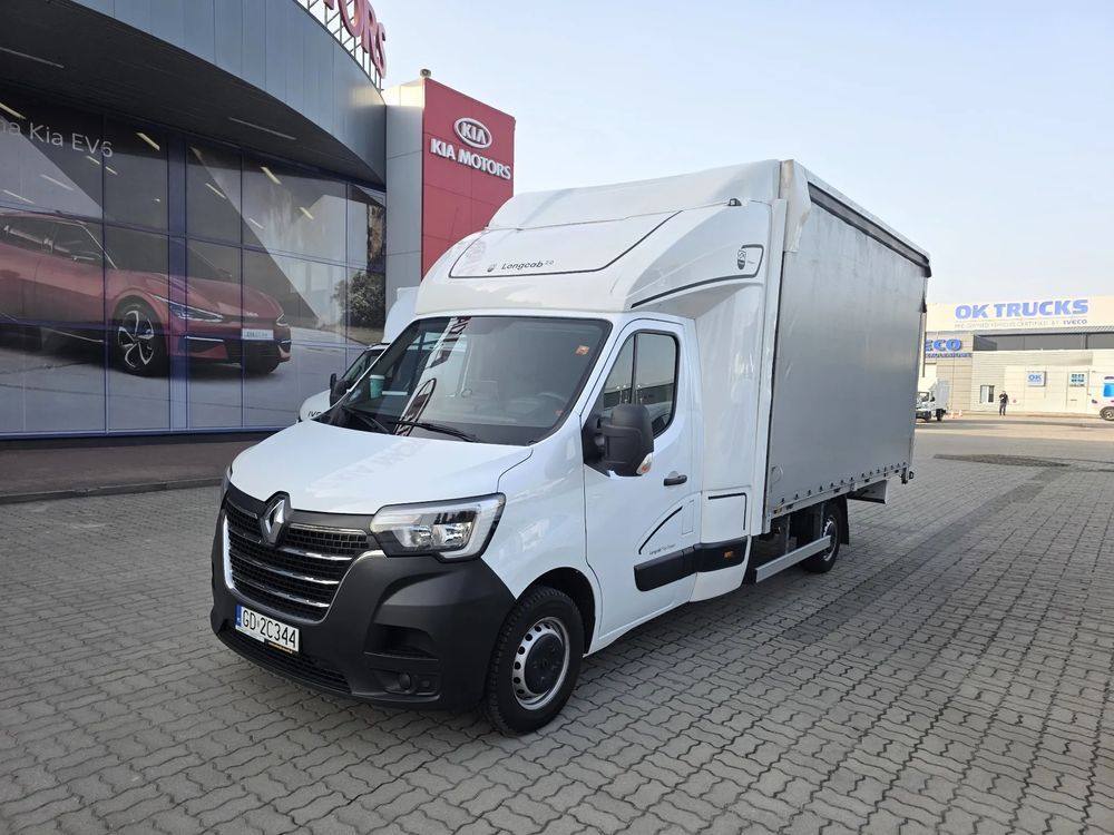 Renault Master Back Sleeper Spojtrak 8EP Firanka Super Stan ! Międzynarodówka Skrzynia z plandeka podnoszony dach !