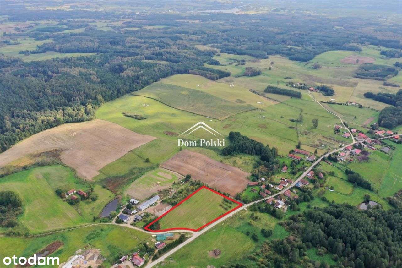 Działka rolno-budowlana na Mazurach 1,02 ha-Wronki-5