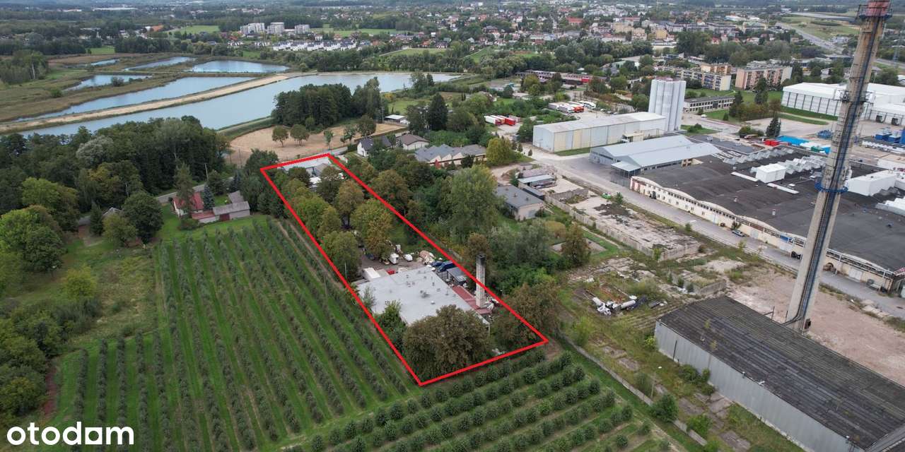 Sprzedam 1/2 udziału – działka 7400 m² + budynki | Jeziorzany, Tarczyn