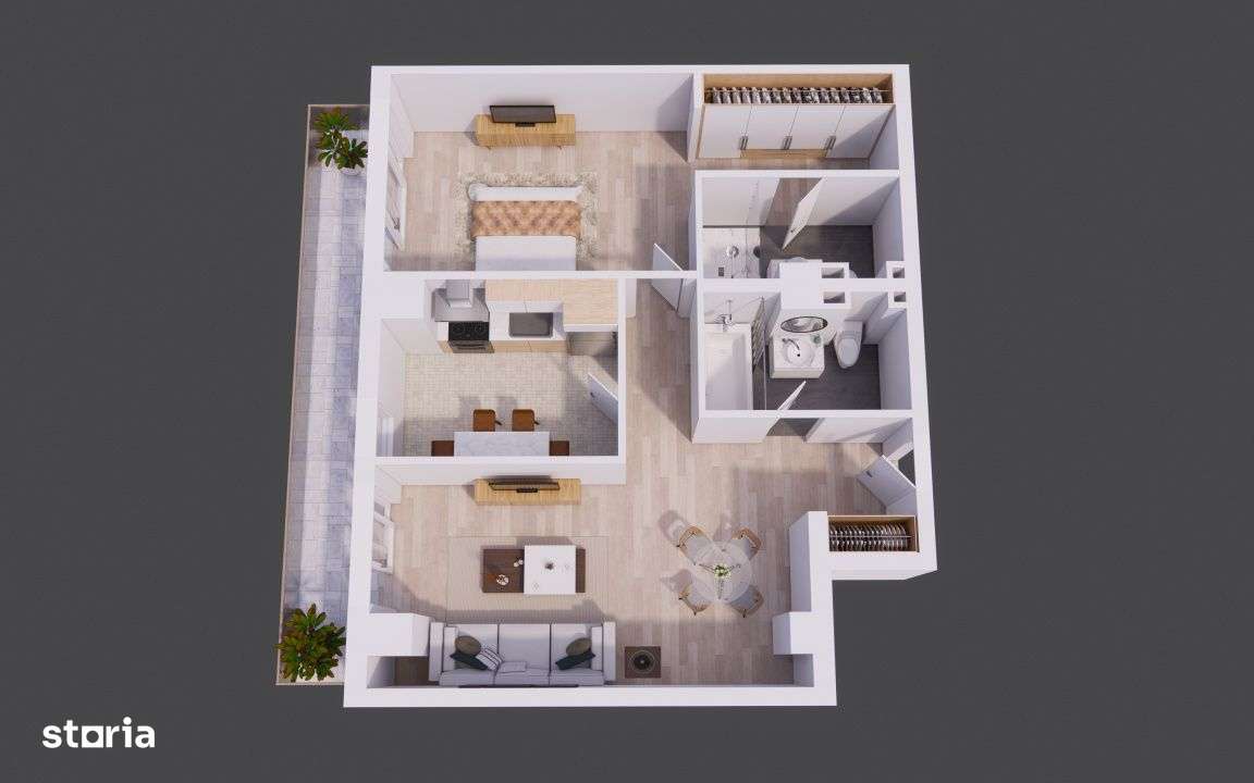 Unele apartamente iti ofera spatiu. Altele – o perspectiva.-1
