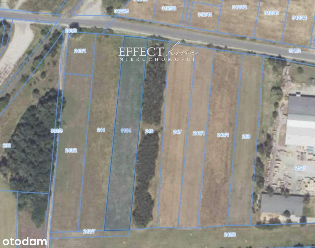 Działka inwestycyjna pod budowę 5 domów Lubięcin-3