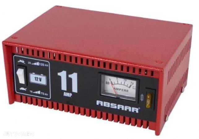 Redresor baterie auto Absaar Germany 12V 11A incarcator cu incarcare normala/rapida si indicator cu led - 1