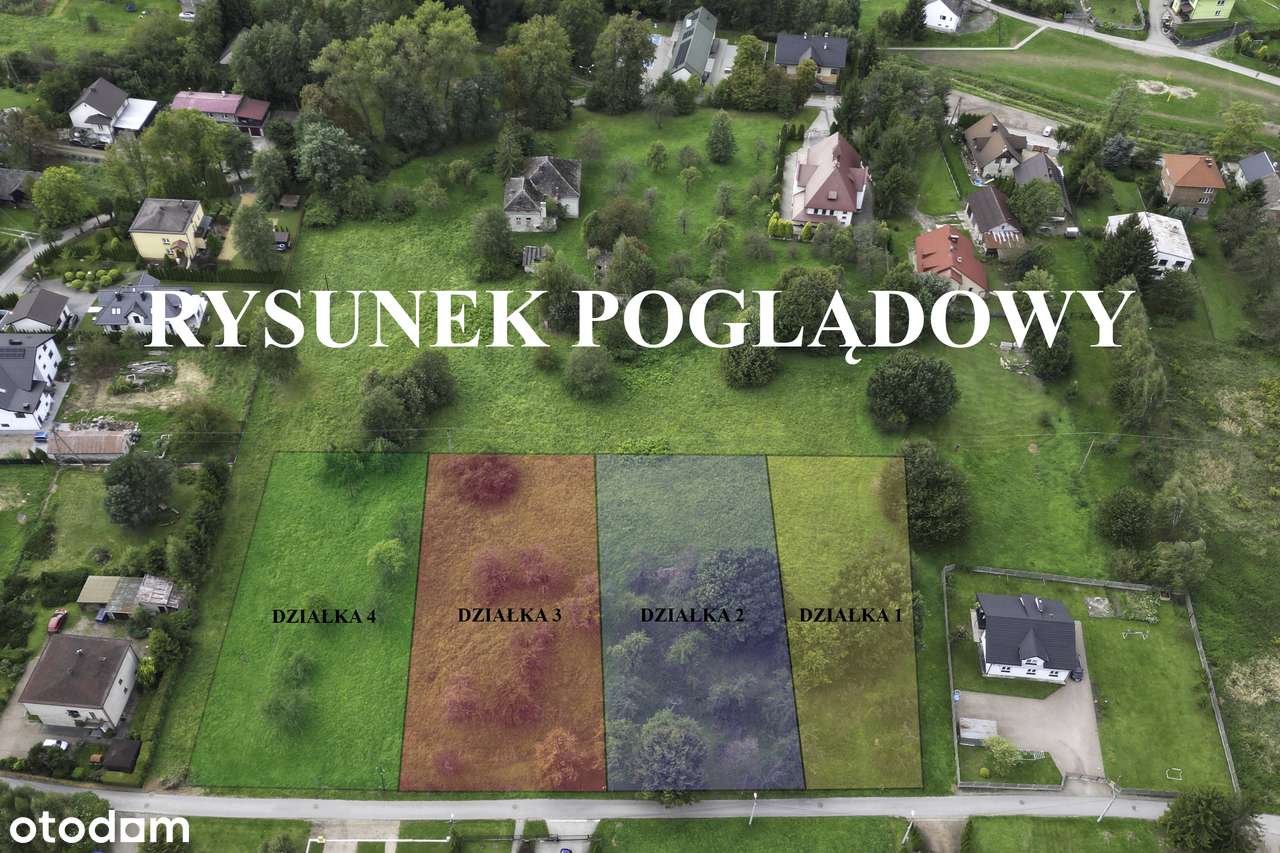 Działki budowlane | Jaśkowice, gm. Skawina | 20 km od granic Krakowa - Pełny obrazek: 5/5