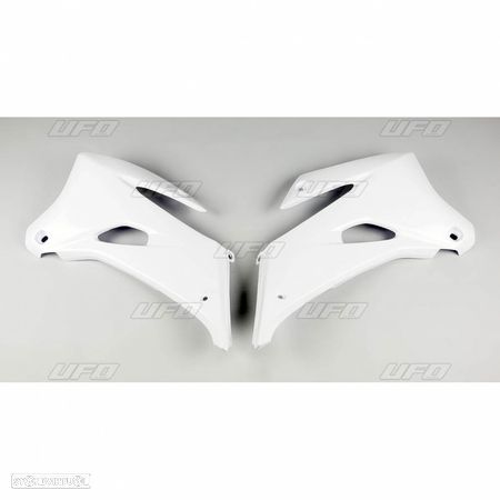 tampas laterais de radiador ufo branco yamaha wr 250 / 450 - 1