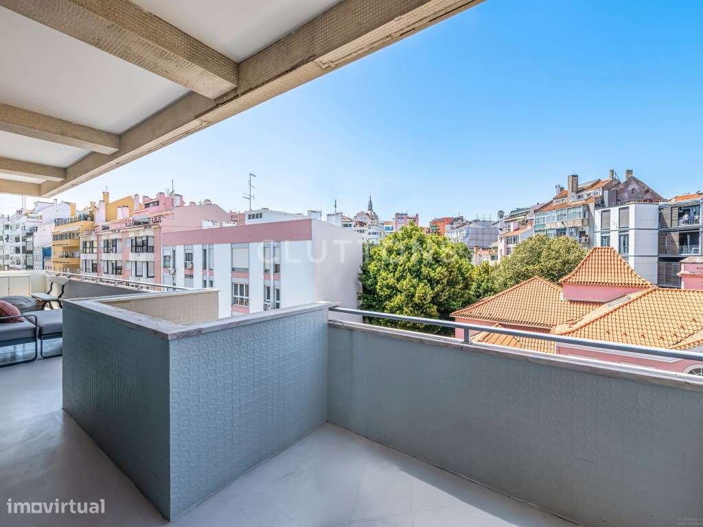 T4 exclusivo na Estrela-Lapa, viver com o Tejo ao fundo, Terraços e...-18