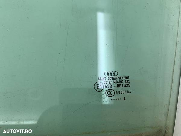 Geam usa stanga fata Audi A4 B6 AVF / AWX EU3 2001-2004 - 3