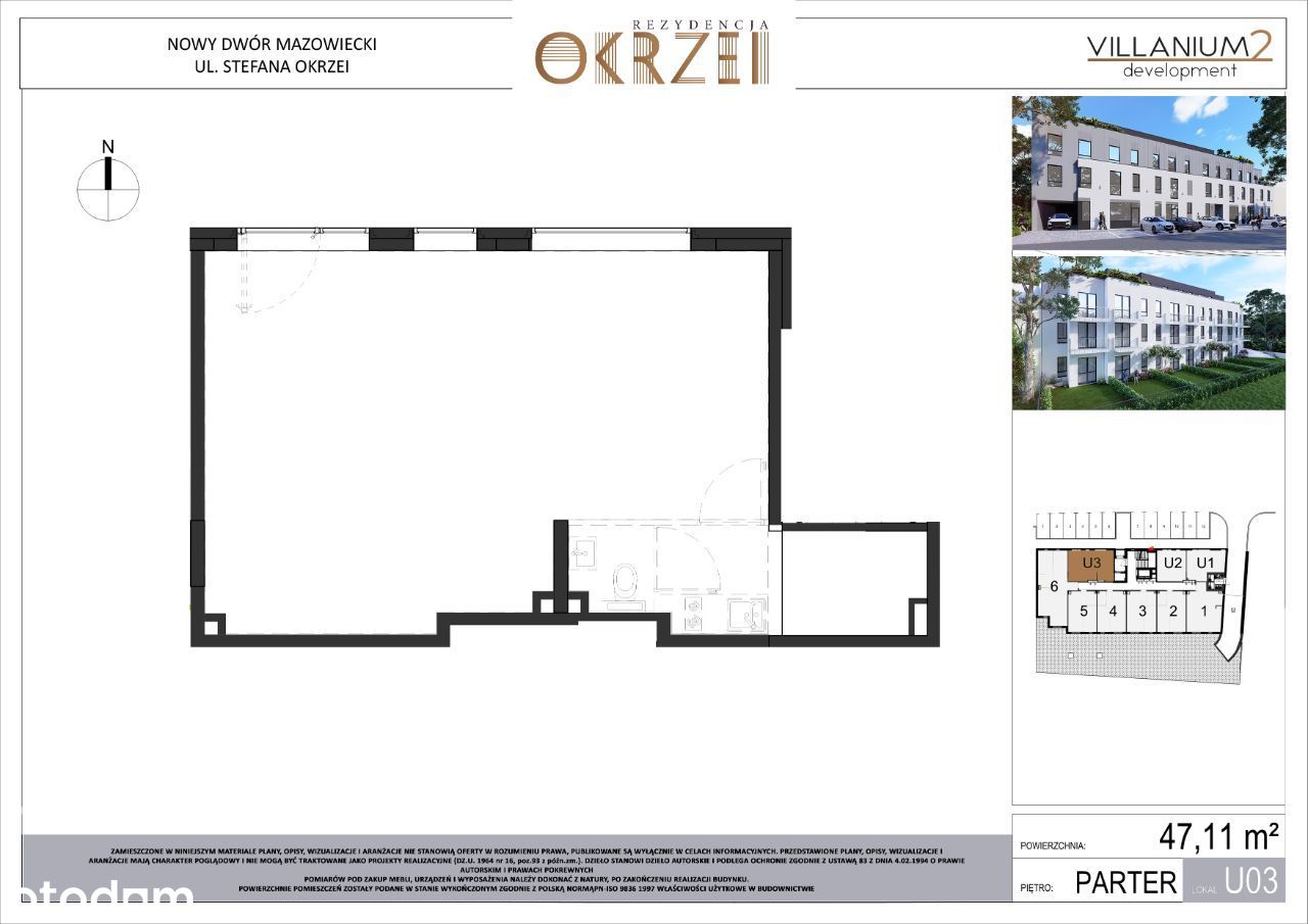 Lokal usługowy U03 Rezydencja Okrzei