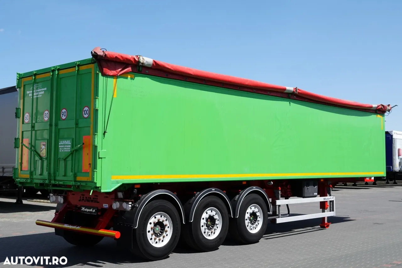 Janmil TIPPER 46 mc / Lungime: 10 m / SAF / clapeta usa / ax liftabil / An 2016 - 7