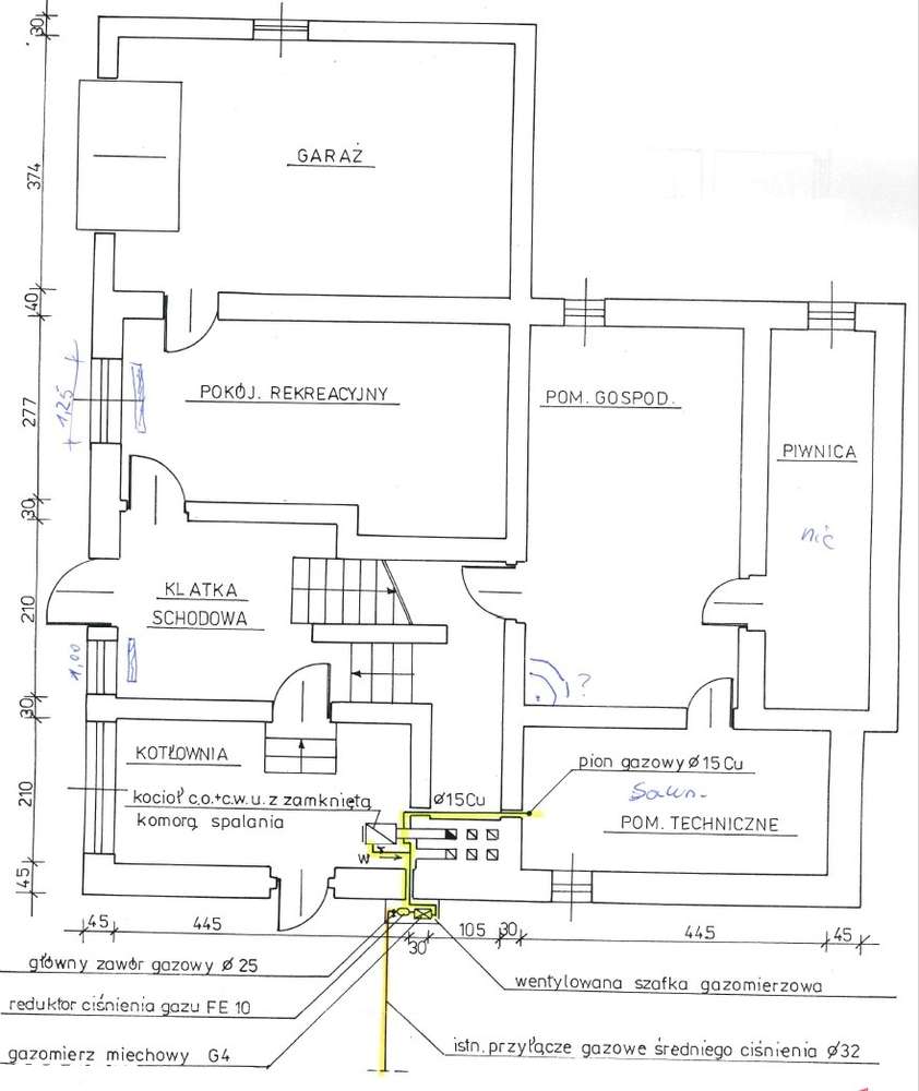 Centrum,wolnostojący,110m2(6pok+kuchnia)+piwnica+garaż+strych,dz.713m2-18