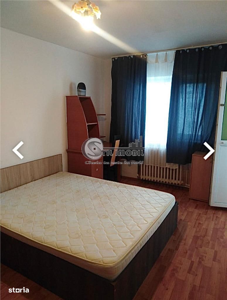 -Apartament cu 2 camere, MOBILAT + UTILAT, decomandat, zona: Podul de