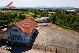 Cladire pensiune-restaurant cu hala si teren 7300mp la drum principal, - Imagine principală: 2/19