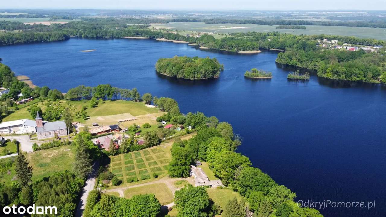 Działka budowlana nad jeziorem w Salinie