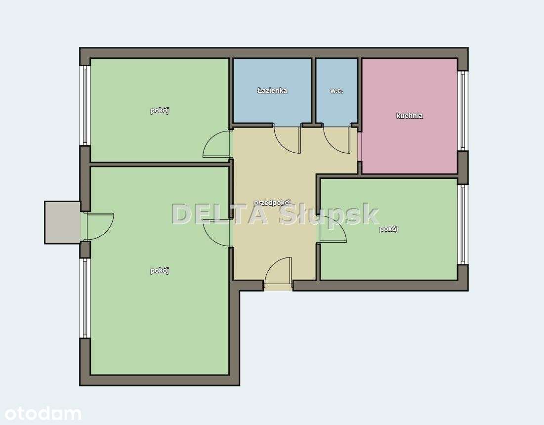 ⭐ Ustka, 3 pokoje, rozkładowe, balkon-7